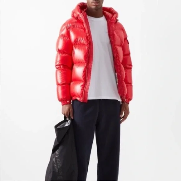 Moncler Ecrins jacket in Red size 5 which is equivalent to XL - Picture 2 of 6